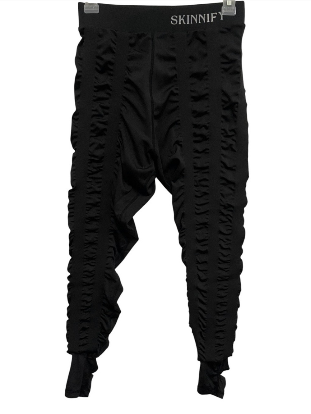 Skinnify resistance band ruched high rise legging black